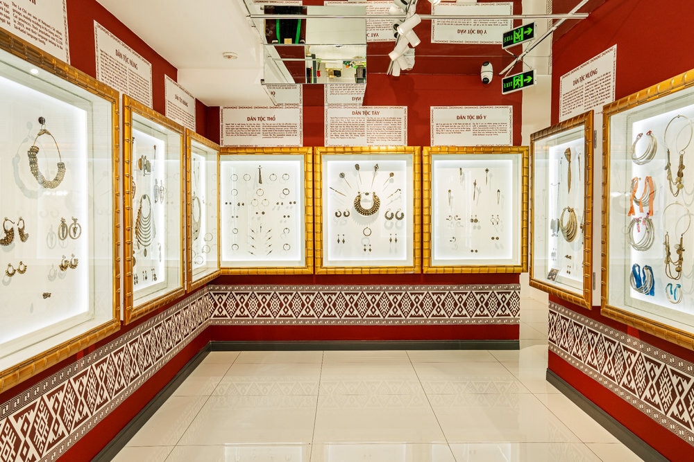 Diverse collection of jewelry from different ethnic groups 